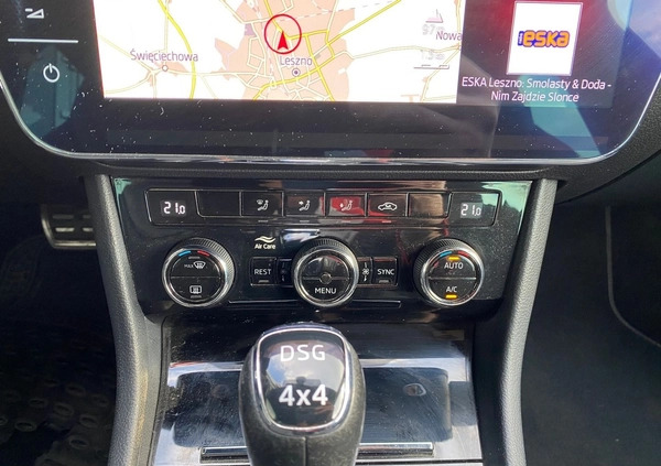 Skoda Superb cena 94500 przebieg: 113957, rok produkcji 2018 z Nowe Skalmierzyce małe 277